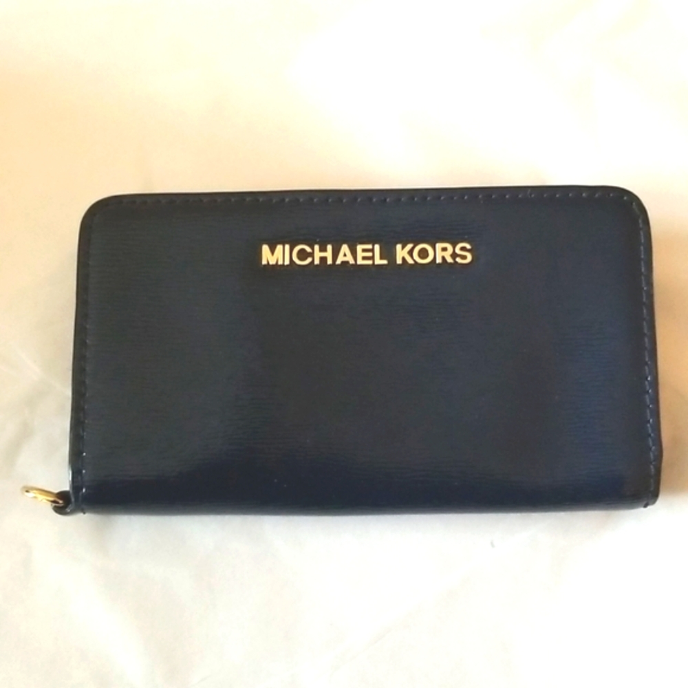 Michael Kors Navy Rectangular Wallet